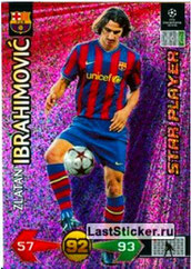 N° 109  - Zlatan IBRAHIMOVIC (2009-10, Barcelone, ESP > 2012-??, PSG) (Star Player)