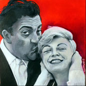 NEWS! Federico e Giulietta oil on canvas 50 x 50