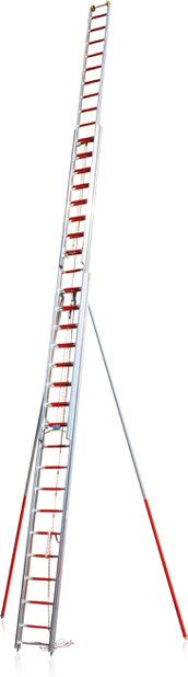 FD-717 Aluminium Extension Ladder 3-Part