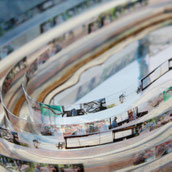 Les eaux de l'estuaire de la Gironde et son environnement vu par l'artiste de Pauillac dans le médoc 