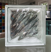 SEVES Clear 1919/8 Digona Exotic Glass Design Glass Block Glassblock Glasbausteine Glassteine Clear Glasdesign Deutschland Schweiz Österreich Wien Luxemburg Liechtenstein Solaris Glasbaustein Klare Glasstein Glassteinwände Glasbausteinwände Glaswand Great