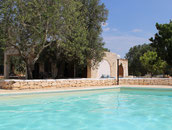 Der Pool von Boschetto della Pace als Ferienhaus in Apulien mieten