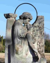 der Todesengel - Grabskulptur