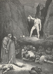 Gravure de Gustave Doré pour "La Divine Comédie"