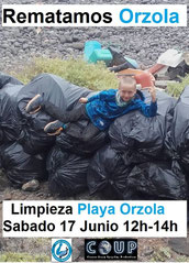 COUP, Lanzarote Limpia, Beach clean up, limpieza de playa