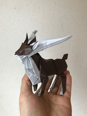 レイヨウ／勝田恭平／Antelope designed by Kyohei Katsuta, folded by Teru Kutsuna 