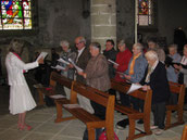 La chorale de l'ensemble paroissial ND du Relec