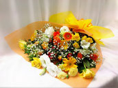 花束4000 黄オレンジ系