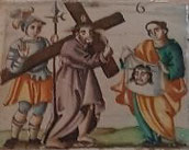 VI Estación, La Verónica enjuga el rostro de Jesús