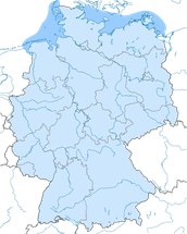 Karte zur Verbreitung der Ohrenstauchers (Podiceps auritus) zwischen September und Mai