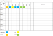 Matrix Projektmanagement - Excel Vorlage