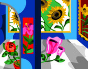 Quadri, opere grafiche, serigrafia, litografia, calcografia, incisione, stampe artistiche, decorazioni interne, arredamento, arte, galleria, editoria d’arte, libri d’arte, mostre, monocromi, riproduzione, artista, grafiche, stampe, pubblicazioni, Gianni F