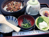 うなぎちらし御膳 2,100円(税抜)