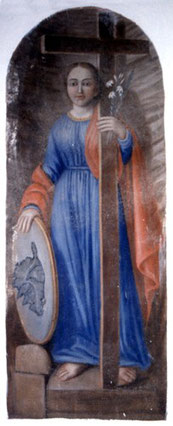 Quenza - Sainte Julie patronne de la Corse - Domenico Desanti peintre corse natif de Cauro (1824-1892)