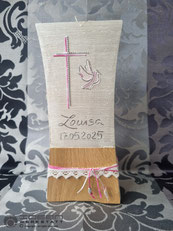 Taufkerze mit Holz, Taufkerze Lebensbaum, Kerze Taufe mit Lebensbaum, Taufe, Baby, Geschenk Taufe, Geschenk Geburt, Taufe Kirche, Christliche Taufe, Taufsymbole,