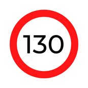 Geschwindigkeitsbegrenzung 130 in Italien.