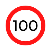 Geschwindigkeitsbegrenzung 90 in Frankreich.