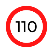 Geschwindigkeitsbegrenzung 90 in Frankreich.