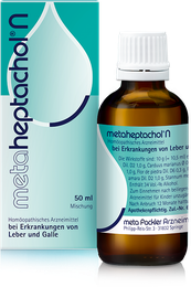 metaheptachol N Tropfen homöopathisches Arzneimittel zur Stärkung von Leber und Galle sowie Verdauungsstörungen