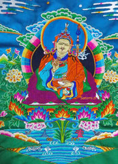 "Guru RInpoche" embroidered by Satomi