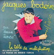 Pochette de disque de Jacques Bodoin