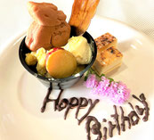 誕生日プレート（イメージ）