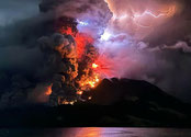 volcan Ruang Indonésie 2024