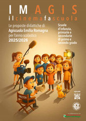 opuscolo Agiscuola 2025-2026 contenente il programma di attività cinematografiche riservate alle scuole per l’anno scolastico 2025/2026. 