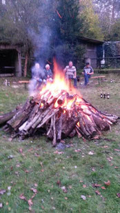 Freudenfeuer am 31.10.2014