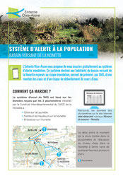 Présentation du système d'alerte