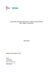 Rapport INRAE, étude Q100 Oise/Venette et annexe étude Entente, 2024 