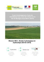 Etude hydrologique et hydraulique, 2010