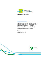 Synthèse de l'analyse du Lidar sur les communes d'Attigny, Rethel, ... 2013