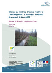 D6 - Règlement d'eau – Beaugies