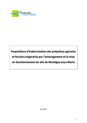 Proposition d'indemnisations agricoles