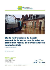 1/Etude hydrologique du bassin versant de la Verse pour la mise en place... 2016
