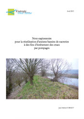 Note exploratoire pour la réutilisation d'anciens bassins de sucreries... 2013