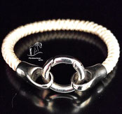 Armband aus Pferdehaar-F01-Rund um einen Kern geflochten mit Ringverschluss