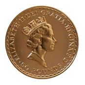 Goldmünze Großbritannien