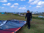 speedwall 神奈川　横浜　海の公園　ウインドサーフィン　SUP　スクール　体験　スピードウォール