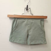 Short enfant colori vert amande