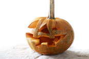 ハロウィーンかぼちゃの掘り方