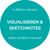Link als Grafik zu: Visualisierungstraining: Workshops für Flipchart-Gestaltung, Sketchnotes, digitales Visualisieren, visualisieren in Meetings, Trainings und Workshops, Slogan: in Bildern denken, Ideen sichtbar machen, Claudia Karrasch, Bonn, Bundesweit