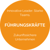 Link als Grafik zu den Angeboten für Führungskräfte, Führungskräftetraining, Führungskräfteentwicklung, Führungskräfteseminar, Leadership Training, Coaching für Führungskräfte. Slogan: Innovative Leader, Starke Teams, Claudia Karrasch, Bonn, Bundesweit.