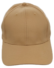 Kappe uni 6-Panel beige