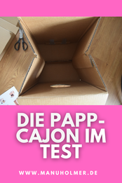 Test Cajon aus Pappe