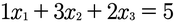 Beispiel für die Parameterform einer Ebene