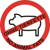 Ohne Tierfett / No Animal Fats