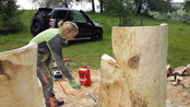 Schnitzen mit der Kettensäge - Allgäu-Carving by Martina Gast