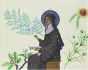 Hildegarde de Bingen (1098-1179).